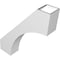 Ekena Millwork 5 1/2-in. W x 24-in. D x 28-in. H Westlake Architectural Grade PVC Knee Brace BRCP055X24X28WTL - alternate 4